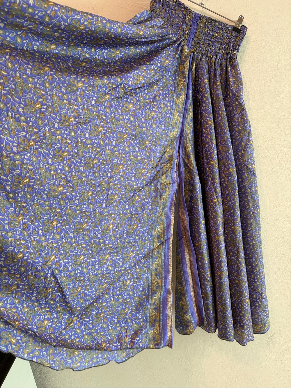 Blue Floral ULTRA wide legged palazzo pants